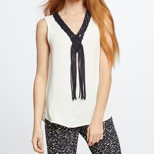 NWT Nic + Zoe Know the Ropes Tank Blouse XL